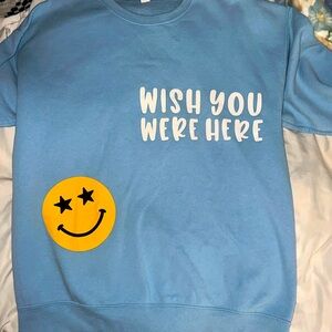 cute sweatshirt, colors are super cute, just don’t wear it enough!